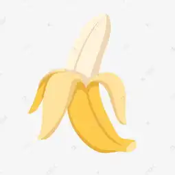 卡通黄色香蕉插画素材图片免费下载千库网