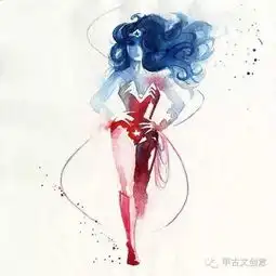 艺术家眼中的超级英雄应该是水彩画