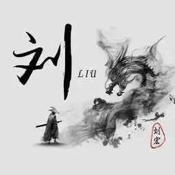 潇洒黑色水墨龙微信头像藏头诗头像,古典风大气,有你喜欢的吗