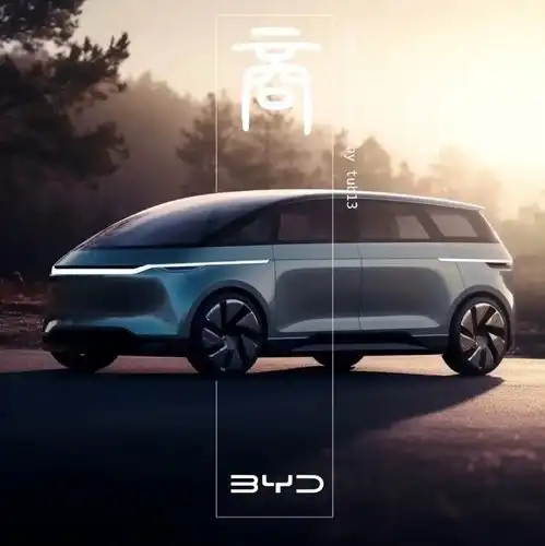 比亚迪商渲染图曝光,完全独立研发,纯电驱动,或2025年上线