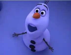 冰雪奇缘里雪宝图片,高清,色彩好看,当头像用