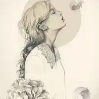 简约头像女生手绘头像女生微信头像图片大全