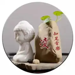 你的姓氏微信头像,佛系小和尚知足常乐,高清完美,喜欢请带走
