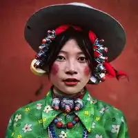 高原红女孩头像可爱高原红脸蛋头像