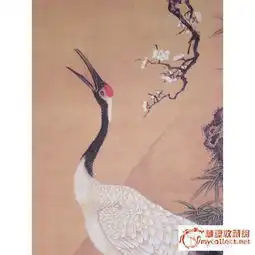 松梅双鹤图