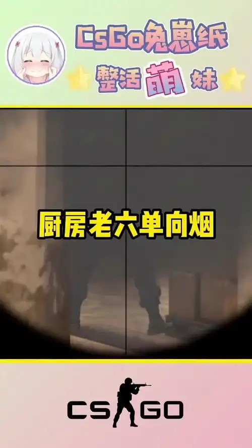 厨房老六单向烟,学会了吗csgocsgo女玩家csgo日常