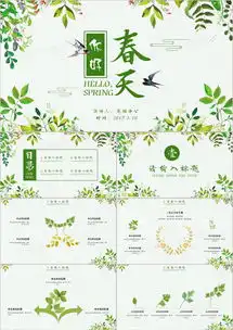 一年之计在于春绿色小清新你好春天ppt模板下载熊猫办公