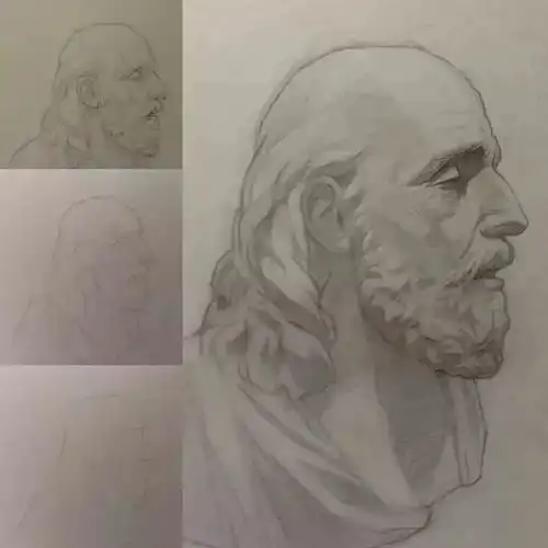 如果画画时能抓住素描的结构造型与透视,那可就是高手了