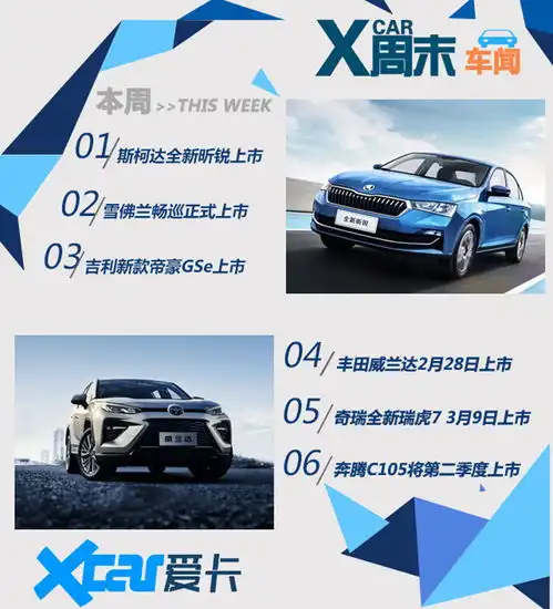 图文周末车闻斯柯达雪佛兰吉利新品上市