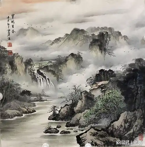 现代山水画家全勇