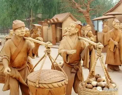 大型泥塑清明上河图,太牛啦