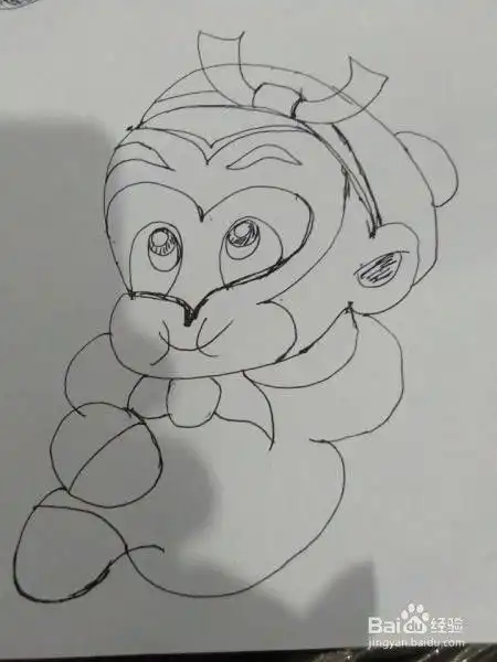 怎样画齐天大圣孙悟空