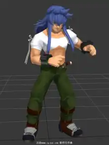 日式风格全套主角3dmax带全套动画