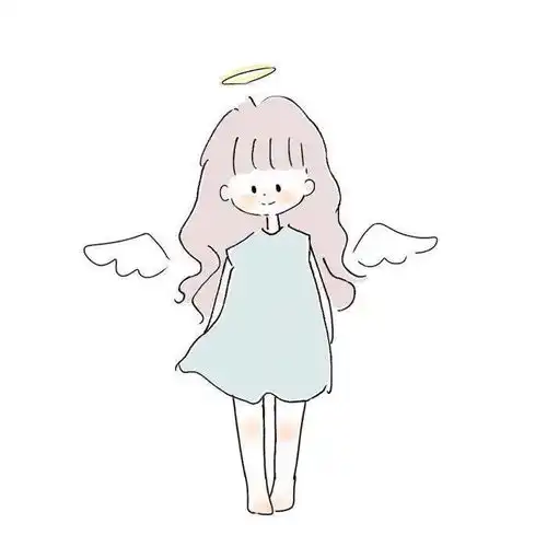 手绘头像清新小仙女,文艺小女生