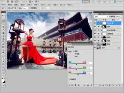 ps专业人像后期修饰教程外景灰白天空美化技巧之渐变法