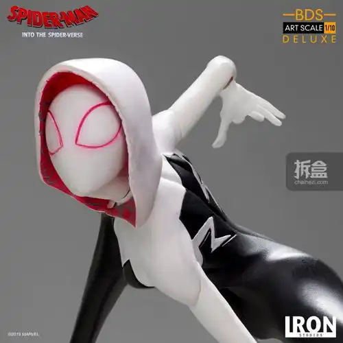 ironstudios蜘蛛侠平行宇宙迈尔斯蜘猪侠和暗影蜘蛛侠彼得帕克蜘蛛格温110雕像