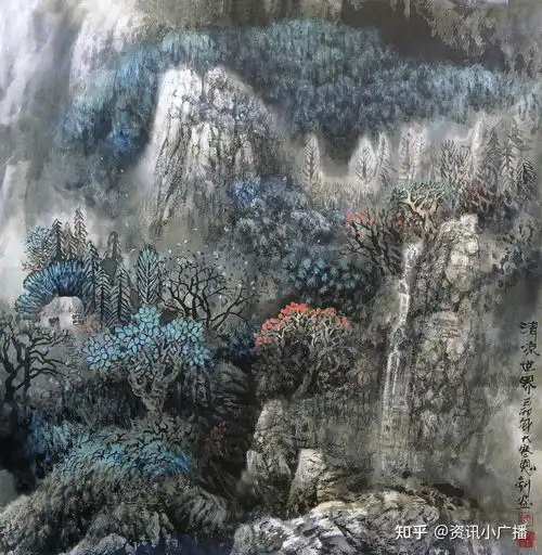 著名北派山水画家师恩钊