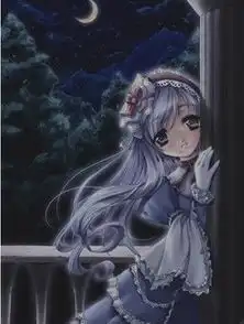 女孩背后有什么