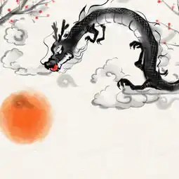 中国风水墨画中国龙传统背景素材背景图片素材免费下载psd格式20102010像素熊猫办公