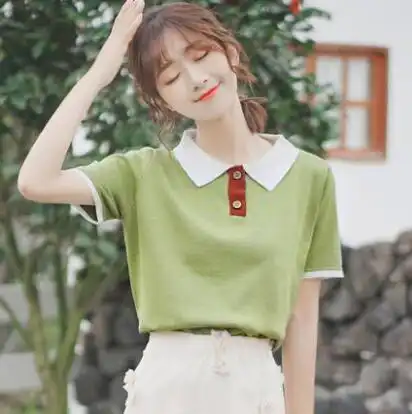 夏天polo衫如何搭配做个简单清爽的元气少女