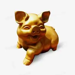 金猪迎新年海报创意设计元素图片免费下载高清png素材图精灵
