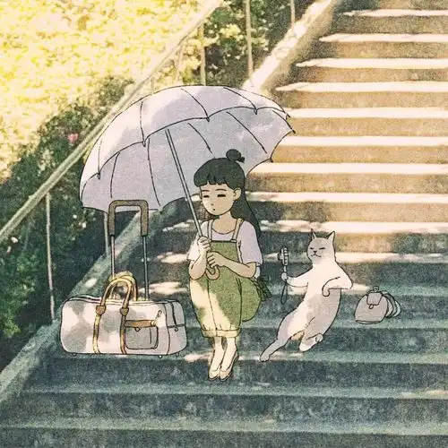手绘插画,温馨的日常生活,作者banzisu