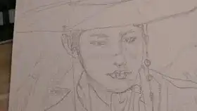 简笔画人物漂亮的女孩怎么画女子头像人物素描画法步骤女生侧脸速写画