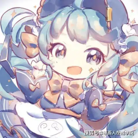 原画人二次元插画教程,萌萌的q版头像画法