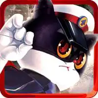 蓝色背景黑猫警长头像微信头像图片大全