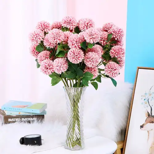 假花塑料花仿真花束玫瑰花束婚庆家居客厅装饰品摆件盆栽摆设绢花