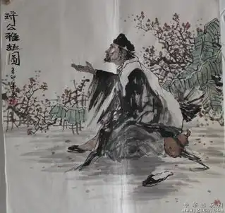 禅影大师道释作品专用宣纸有水印