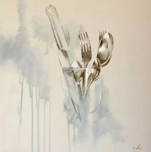 第一次见有人把水彩画成这样