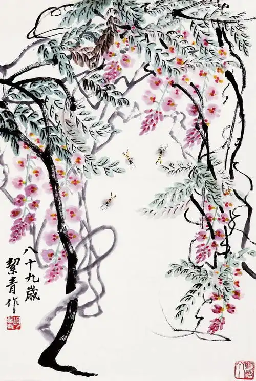 胡絜青作品气韵深厚,师法自然