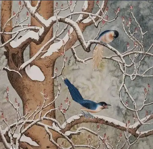 吴希贤的花鸟画传统与创新的交融之美