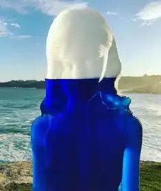 不止是艺术半透明雕塑反射出被破坏的生态