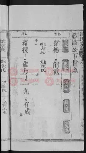 敦本堂汪氏宗谱第19本汪氏堂号字辈查阅族谱网
