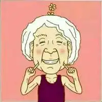 卡通老奶奶头像