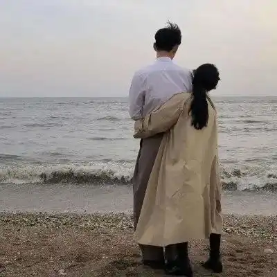情侣头像眸若灿星,容似桃花,山山水水,不过如此