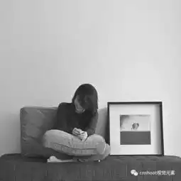 印尼插画师eliciaedijanto的黑白水彩画