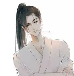 头像古风男子郎艳独绝,世无其二