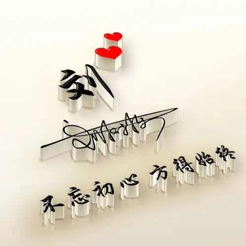 3d励志姓氏微信头像,只争朝夕不负韶华,不要错过了
