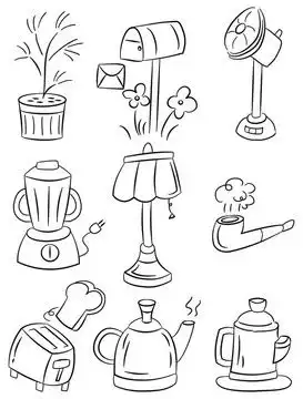 素描茶壶图片素材新媒体用图设计素材下载