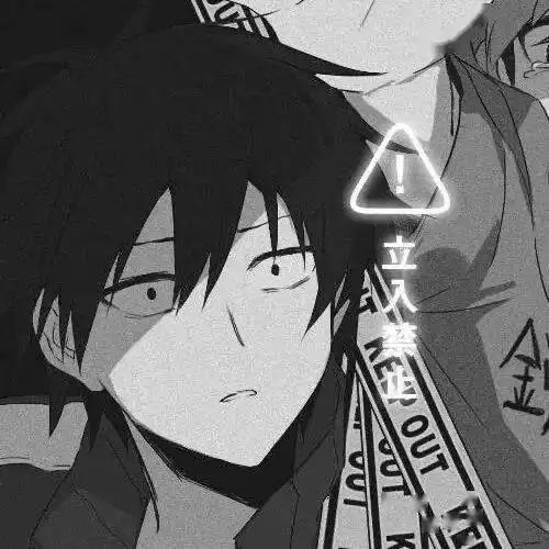 爱不释手黑白动漫情头也太绝了