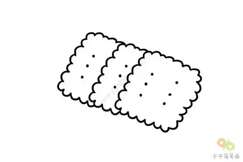 饼干简笔画图片大全
