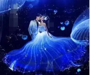 十二星座专属梦幻婚纱,水瓶座像夜空中的星星,摩羯座优雅华丽