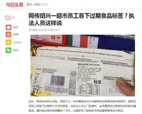 网传绍兴麦德龙超市一员工吞下过期食品标签执法人员这样说