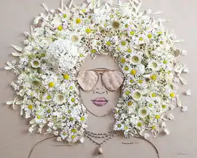 来自大自然的漂亮女性创意画像艺术作品