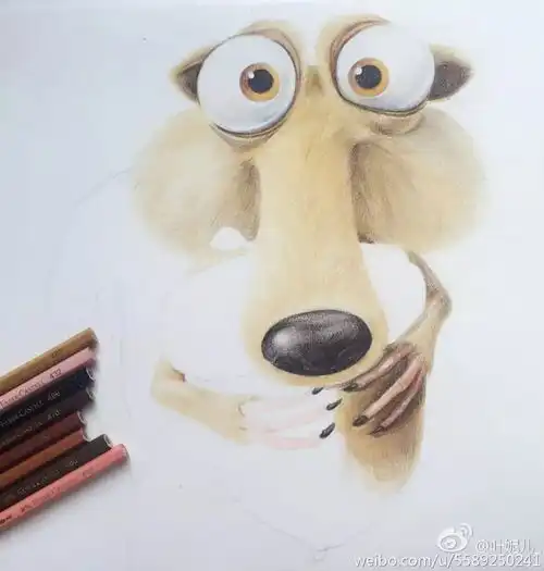 教你画萌萌哒冰川时代的小老鼠杰瑞