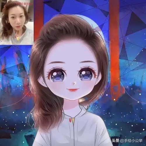 换个头像吧,俏皮可爱卡通头像,实在招人喜欢,大眼睛丸子头漂亮
