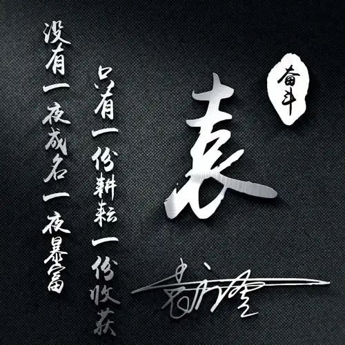 微信头像姓氏头像,二十多款3d特效签名头像,你留言我设计